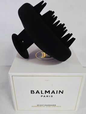 Balmain Paris Scalp Massager Black Silicone Brush